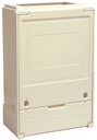 SOCLE SIMPLE S20 IVOIRE AVEC INSERTS SIGLE ECLAIR 6980035 *