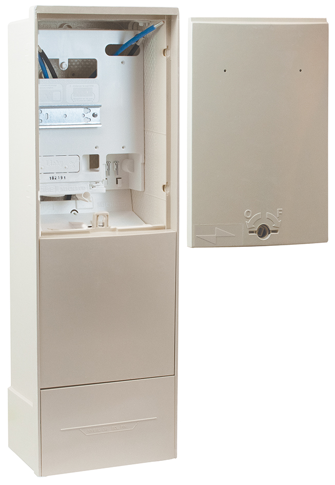 BORNE CIBE TYPE 2 SERRURE RECTANGULAIRE ECLAIR *