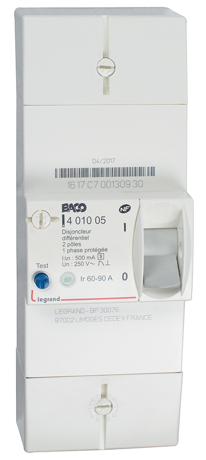 DISJONCTEUR BIPO 90A SELECTIF 6930063