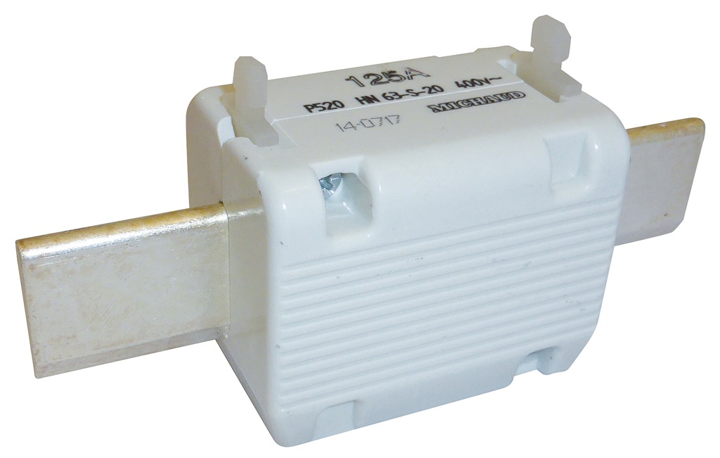 CARTOUCHE FUSIBLE T2 125A E115MM 6943007 *